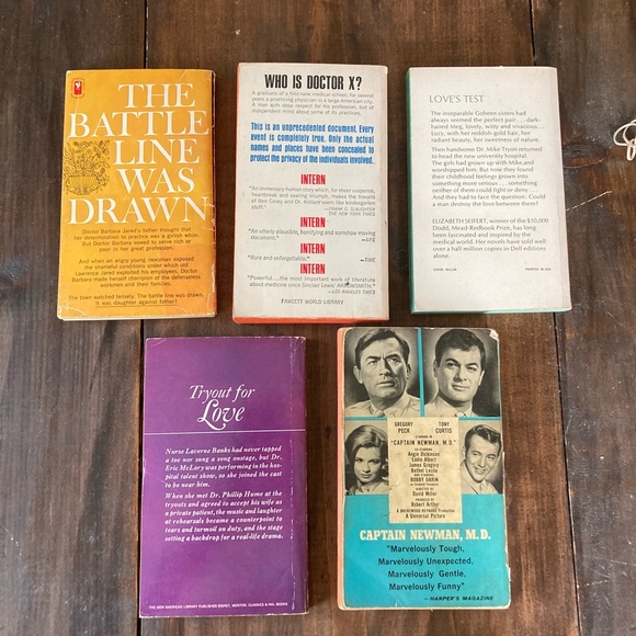 Vintage Lot of Five Books! Medical-Themed - Romance - Rare and Weird Books 1960s - Picture 14 of 15